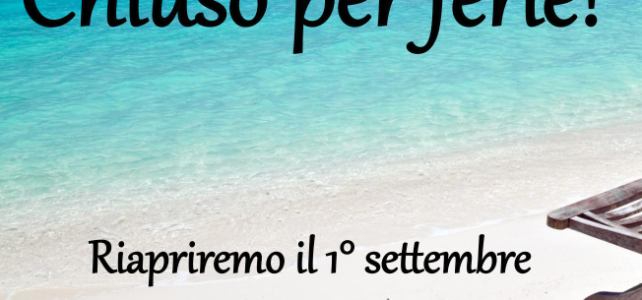 Chiuso per ferie Chiuso per ferie